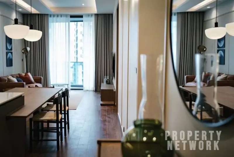 Rent or own this luxurious 2-bedroom 2-bathroom condo at The Estelle Phrom Phong. Fully furnished Condo for sale at 39,400,000 THB or Rent at 125,000 THB/month near BTS Phrom Phong