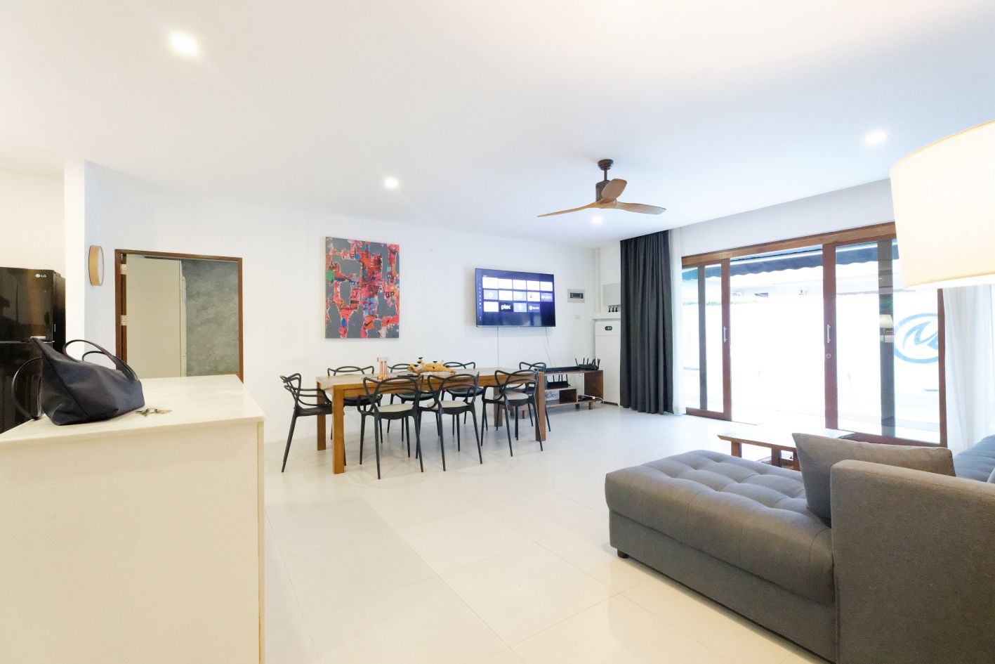 Luxurious 2-bedroom villa with pool in Koh Phangan for sale at 10,5M THB. Features eco-friendly design, solar panels, and serene island living.