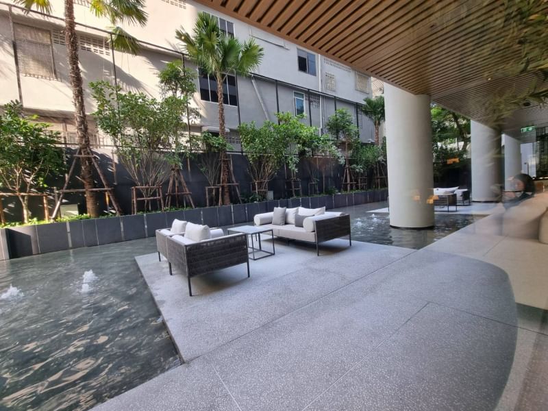 Luxurious 2-bedroom condo for rent at TAIT Sathorn 12, 98 sqm, fully furnished, brand new. Rent at 120,000 THB/month. Location Near BTS Saint Louis and BTS Chong Nonsi