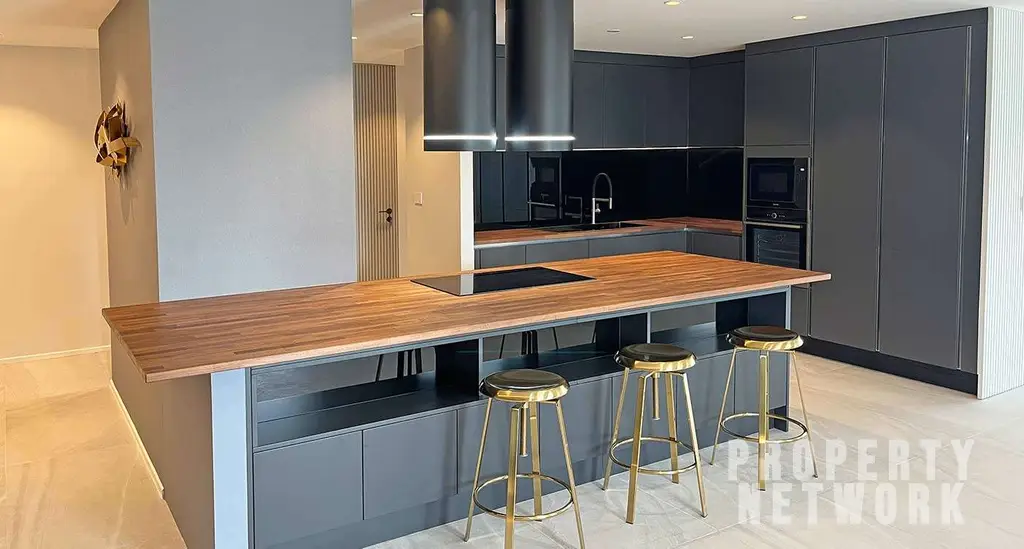Luxurious 300 sqm duplex at Crystal Garden Condominium, Sukhumvit. 2 bedrooms, 3 baths, private terrace with pool, pet-friendly, and stunning skyline views near BTS Nana Station