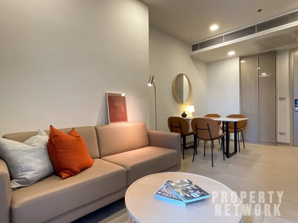 1-Bedroom, 1-Bathroom Condo for Rent at One 9 Five Asoke, 37 sqm, 32,000 THB, Near MRT Phra Ram 9