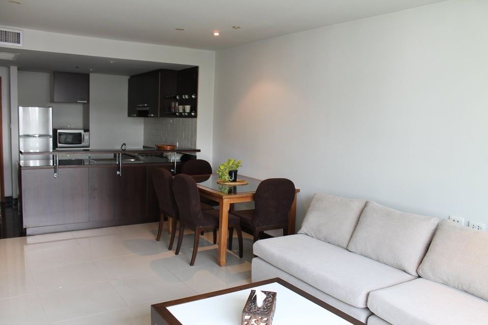 Discover a 1-bedroom, 75 sqm luxury condo for rent at Baan Thirapa. Fully furnished, prime Sathorn location, 30,000 THB/month. Near BTS Chong Nonsi