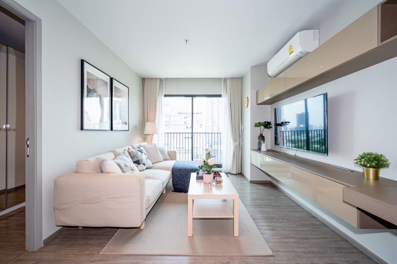 2-Bed, 2-Bath Condo for Rent at Rhythm Ekkamai, 80 sq.m., Stunning City Views, ฿75,000/month, Near Ekkamai BTS – Luxury Living in Sukhumvit