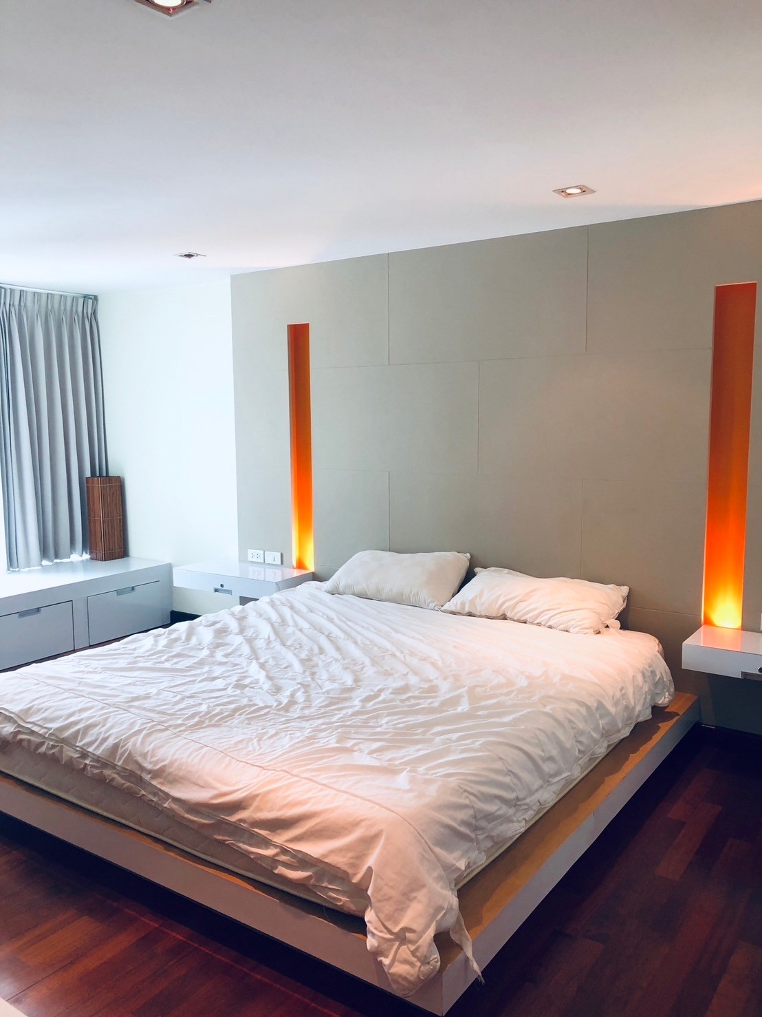1-Bed, 2-Bath condo at Nusasiri Grand, 35,000 THB/month.