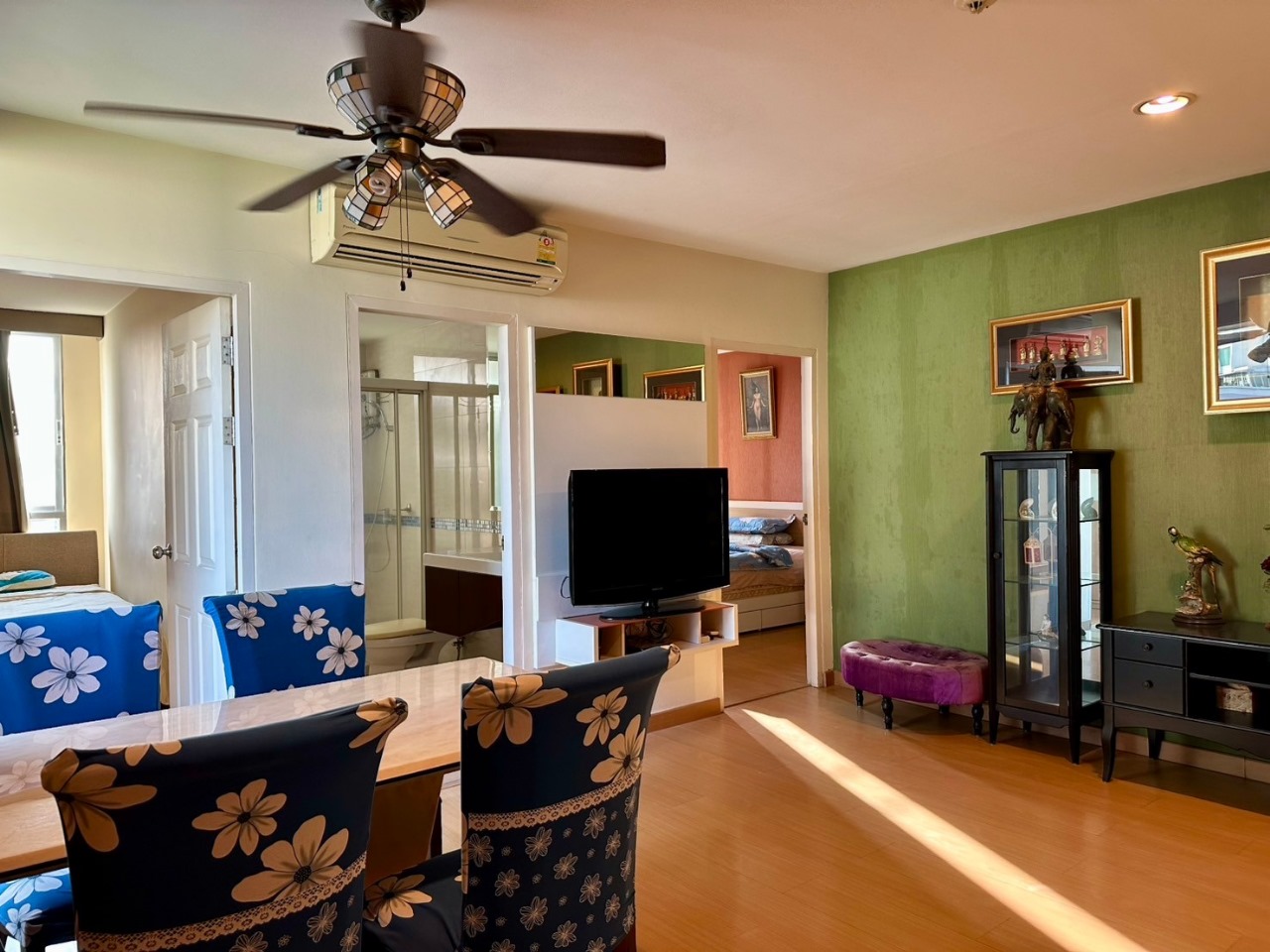 Stylish 2-bedroom condo at Life @ Sukhumvit 67. Fully furnished, pet-friendly, 63 sqm, near BTS Phra Khanong. Rent 30,000 THB/month (negotiable).
