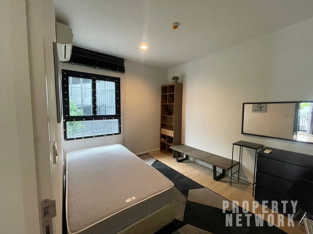 Rent a 2-bedroom condo at The Seed Mingle Sathorn-Suanplu. 68 sqm, fully furnished, near BTS Sala Daeng and MRT Lumphini. Affordable luxury at 30,000 THB/month.