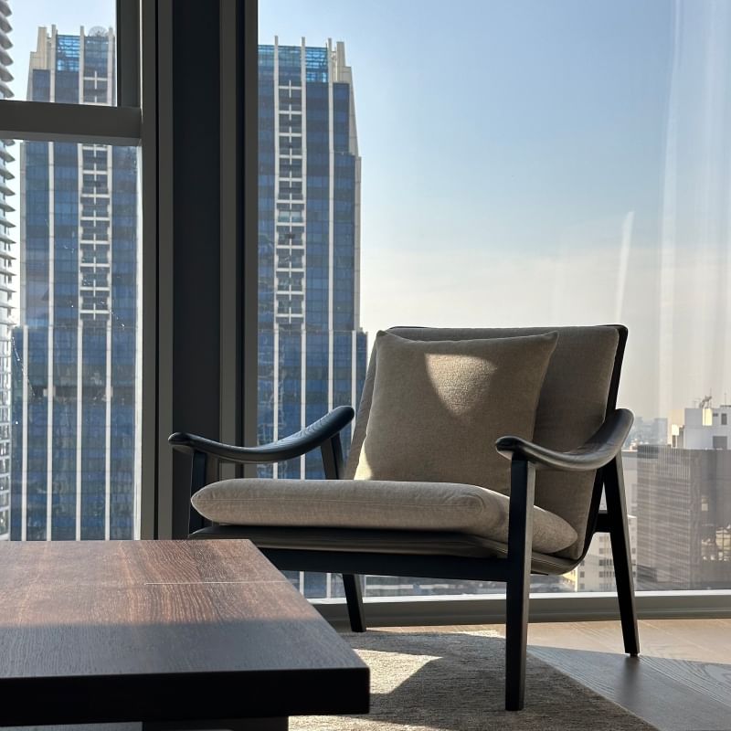 Luxury 2-bedroom condo at SCOPE Langsuan, 155 sqm, for sale at 128M THB. Prime location in Bangkok, near shopping malls, BTS, and dining spots.