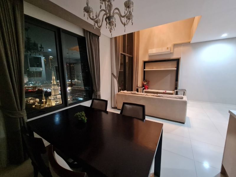 Stunning 1-Bedroom, 2-Bathroom condo at Villa Asoke, 80 sqm, fully furnished. Prime location in Makkasan, Bangkok. For sale at 9,800,000 THB.