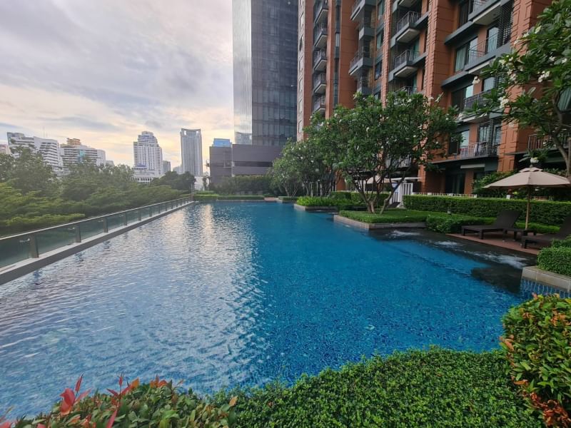 Stunning 1-Bedroom, 2-Bathroom condo at Villa Asoke, 80 sqm, fully furnished. Prime location in Makkasan, Bangkok. For sale at 9,800,000 THB.