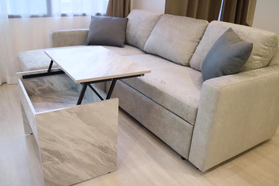 Modern 1-Bedroom, 1-Bathroom condo at Knightsbridge Prime Sathorn, 37 sqm. For rent at 26,000 THB. Prime location near Chong Nonsi BTS, ideal for city living.