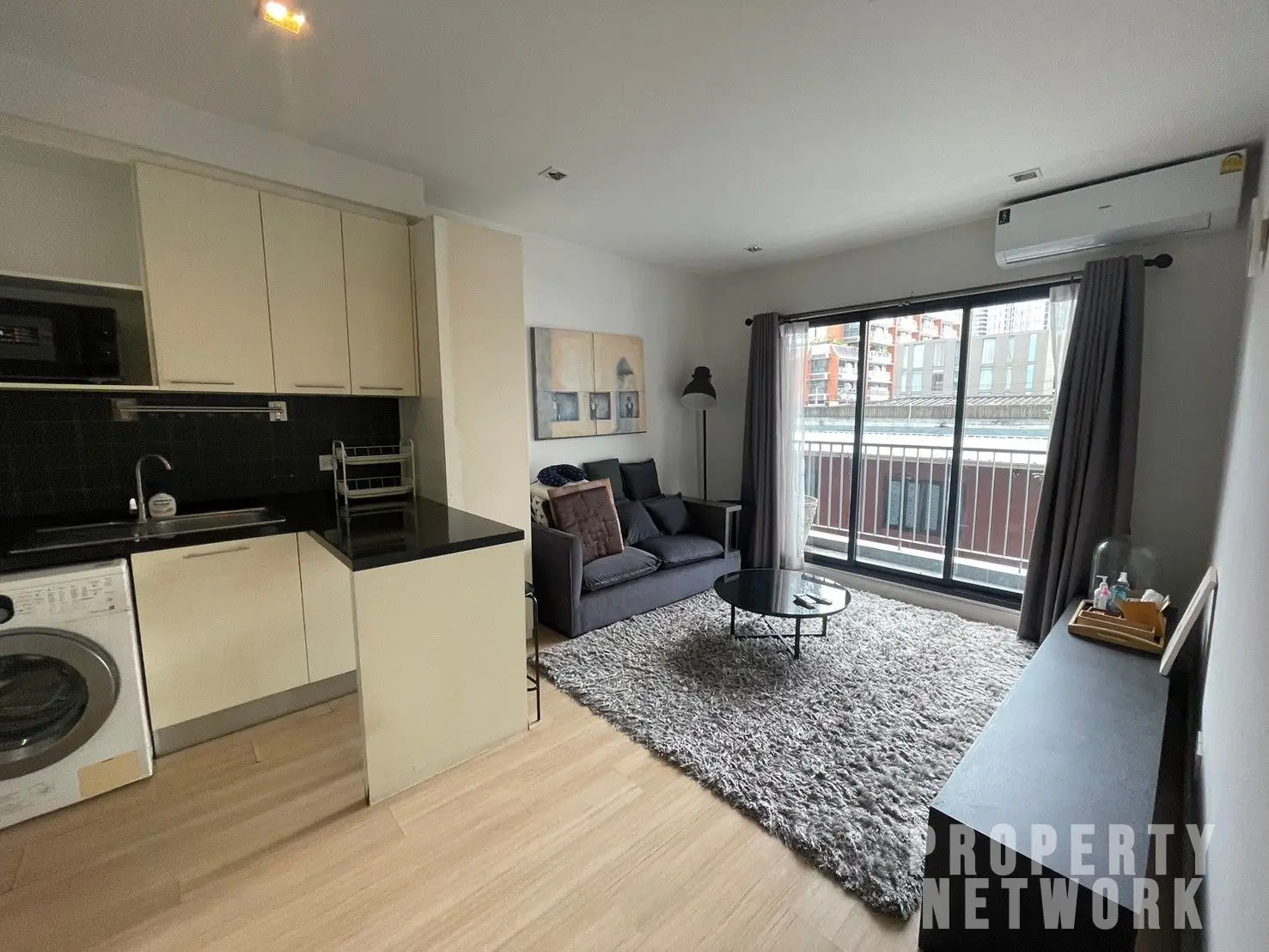 2-Bedroom, 2-Bathroom Condo, 68 sqm, 30,000 THB/month at The Seed Mingle Sathorn Suanplu, Near BTS Sala Daeng - For Rent
