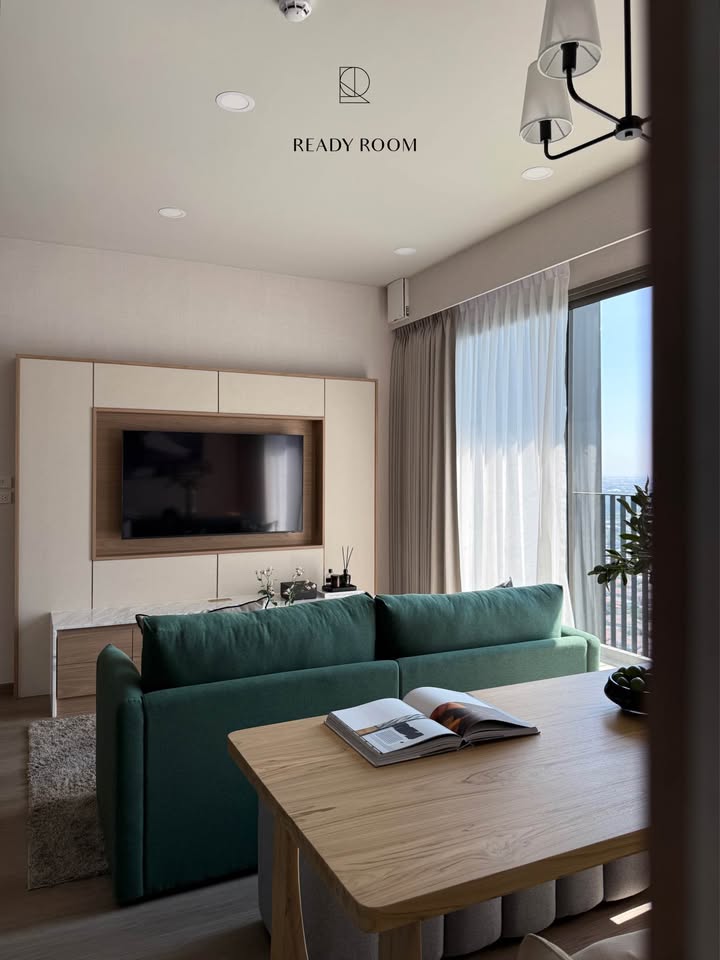 Modern 2-bedroom, 2-bathroom apartment at Whizdom The Forestias, 73 sqm, for rent at 70,000 THB/month. Prime location in Bang Kaeo, Samut Prakan, with top amenities.
