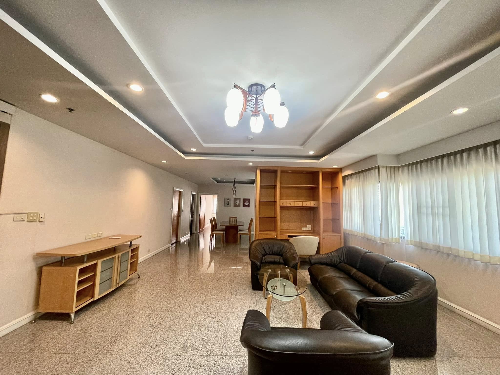 Spacious 3-bedroom condo at S.R. Place, Thonglor, 300 sqm, fully furnished, rent for 100,000 THB/month. Contact BestBKKCondos for more details!
