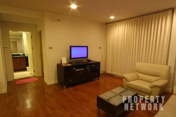 2-Bedroom, 2-Bathroom Condo for Rent at Baan Siri Ruedee, 90sqm, ฿40,000/month, Near BTS Phloen Chit, Pathum Wan – Ideal for Professionals & Families