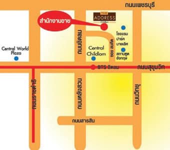 Rent a luxurious 1-bedroom condo at The Address Chidlom. Fully furnished, 57 sqm, near BTS Ploenchit, Central Chidlom. Only 38,000 THB/month!