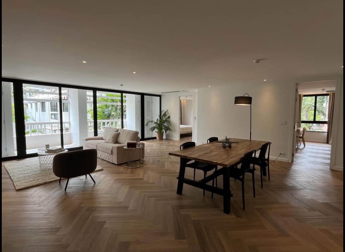 3-Bed, 2-Bath, 170 sqm Condo for Rent at Baan Chan Condominium, Thonglor – ฿80,000/month, Near BTS Thonglor, Available Dec 20, 2024