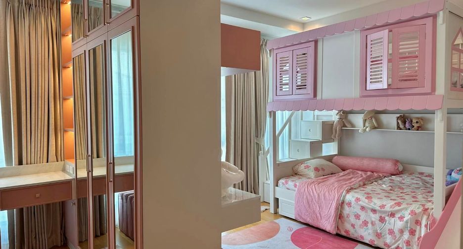Luxurious 5-bedroom, 5-bathroom house for rent and sale at Supalai Essence Suan Luang. Fully furnished, brand new. Rent at THB 230K/month or own it for THB 29M.