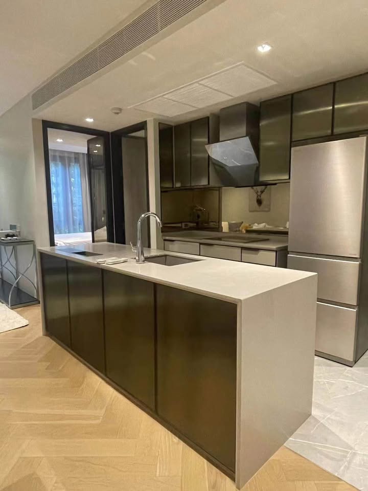 2-BR Condo at The Reserve Sukhumvit 61, 75 sqm, low floor, near BTS Ekkamai. Rent: 75,000 THB/month. Fully furnished with luxury amenities.