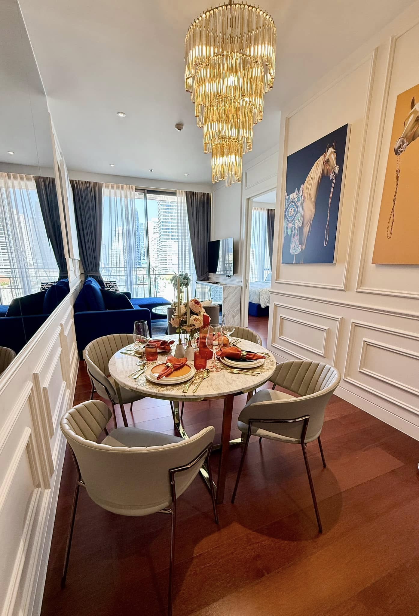 Luxurious 1-BR Condo at KHUN by YOO, 50 sqm, fully furnished, 11th floor. Rent: 65,000 THB/month. Prime location in Thong Lo. Exclusive amenities.