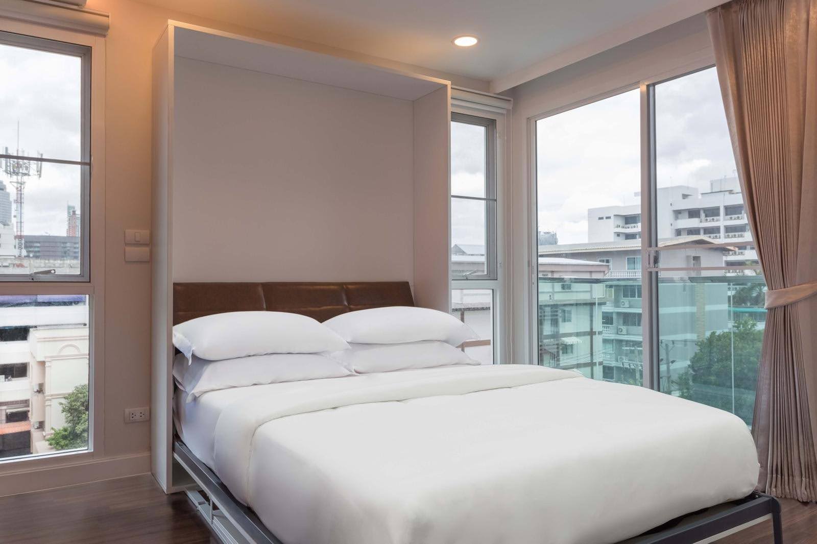 Spacious 2-bed, 2-bath condo at Aashiana Sukhumvit 26, 80 sqm. Rent for 45,000 THB/month. Fully furnished, modern design, and prime Sukhumvit location.
