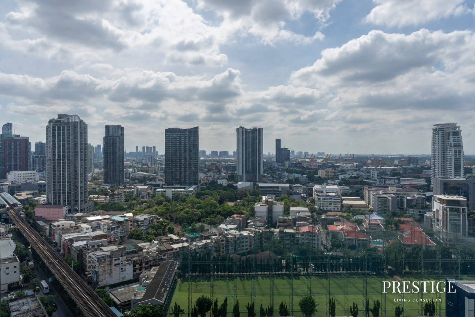 Stylish 2-bed, 2-bath condo at The Lofts Ekkamai, 90 sqm. Rent for 70,000 THB/month. Fully furnished with modern amenities, near Ekkamai BTS.