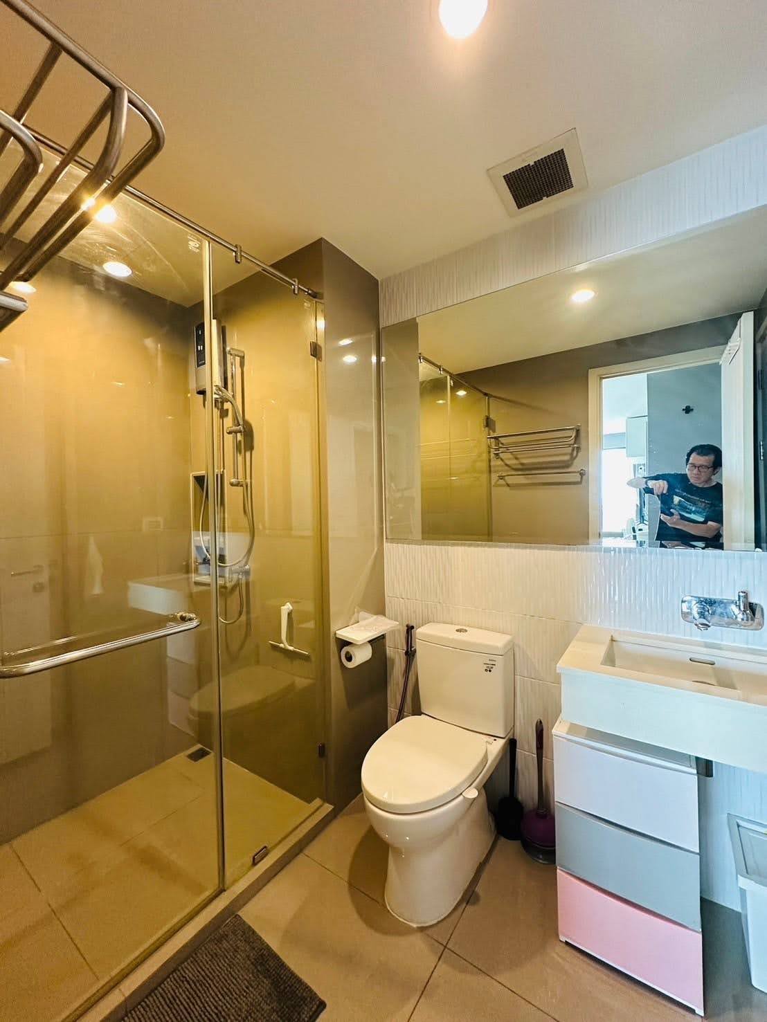 Modern 2-bed, 2-bath condo at Rhythm Sukhumvit 42, 79 sqm. Rent for 65,000 THB/month, fully furnished, near Ekkamai BTS. Great amenities and location!