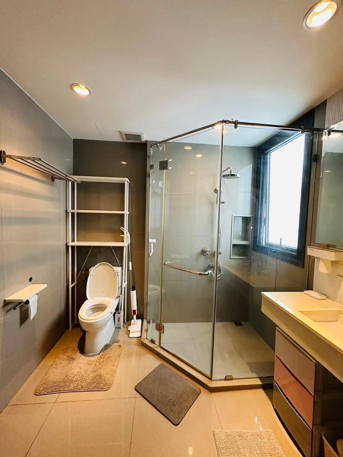 Modern 2-bed, 2-bath condo at Rhythm Sukhumvit 42, 79 sqm. Rent for 65,000 THB/month, fully furnished, near Ekkamai BTS. Great amenities and location!