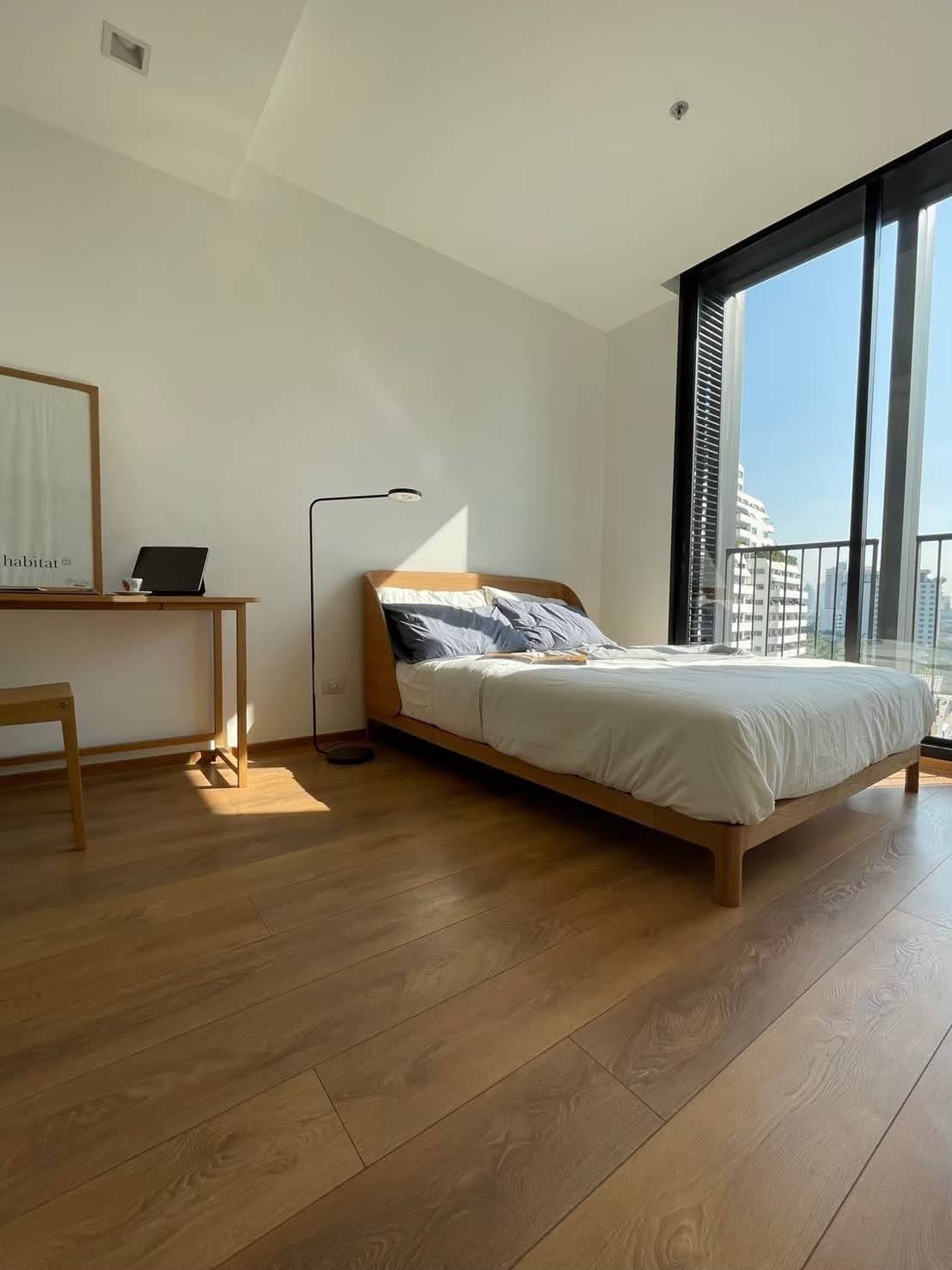 Modern 2-bed, 2-bath condo at Noble BE 33 Sukhumvit 33, 70 sqm. Rent for 65,000 THB/month. Prime location near EM District with premium amenities!