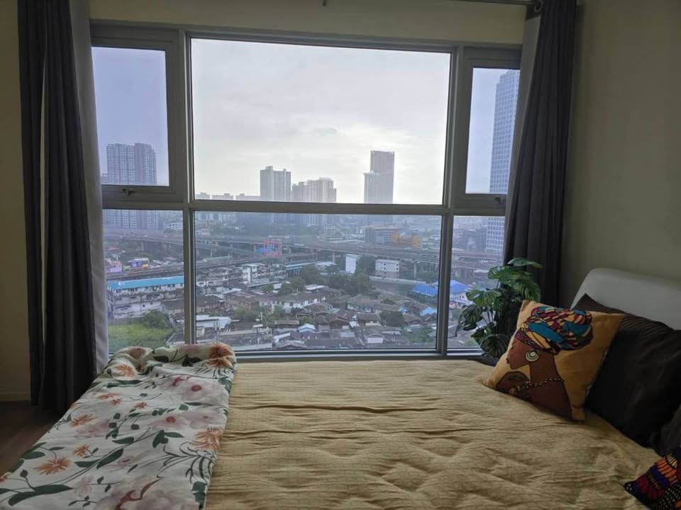 2-Bed 2-Bath condo at Aspire Sukhumvit 48, 54 sqm, fully furnished, 4.75M THB, 650m to BTS Phra Khanong. Contact Best BKK Condos for details.