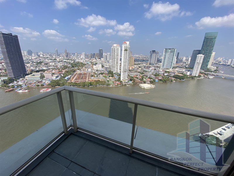 2-Bed, 3-Bath Condo for Rent/Sale at Four Seasons Private Residence, 138.39 SQM, Chao Phraya River Views, BTS Saphan Taksin, Rent 240,000 THB/month, Sale 57M THB