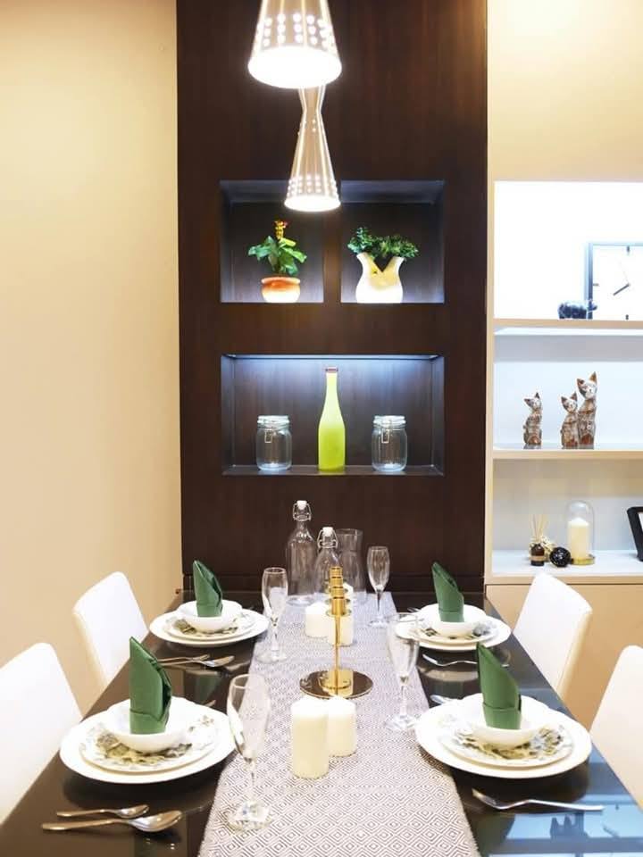 Luxury 3-Bedroom, 3-Bathroom condo at CitiSmart Sukhumvit 18, 120 sqm, fully furnished, near BTS Asoke, for rent at 70K THB/month. Move-in ready.