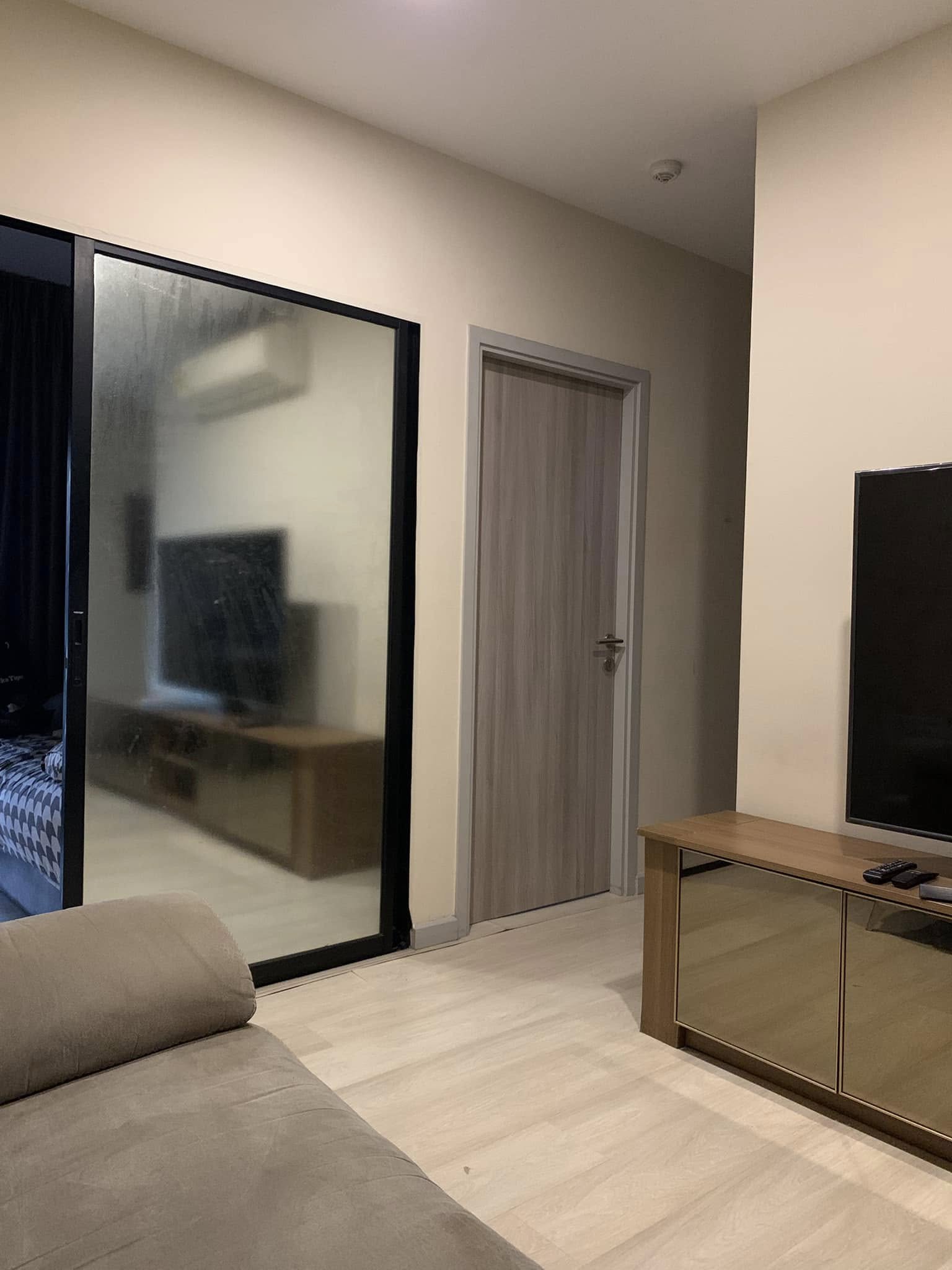 Modern 2-bedroom 1-bathroom 38 sqm condo at Knightsbridge Prime Sathorn. Rent 37,000 THB/month. Fully furnished. Near BTS Chong Nonsi, pool & gym.
