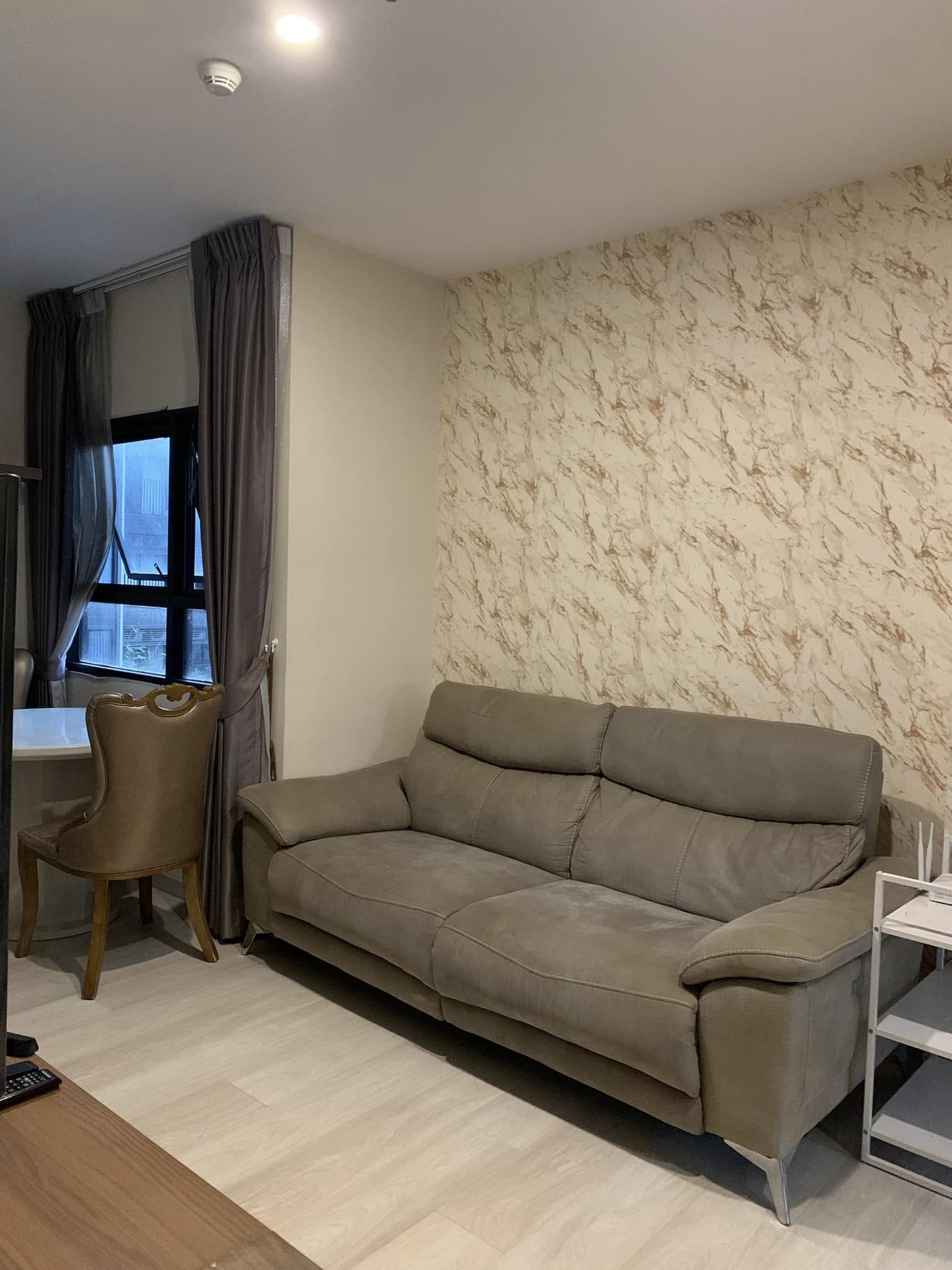 Modern 2-bedroom 1-bathroom 38 sqm condo at Knightsbridge Prime Sathorn. Rent 37,000 THB/month. Fully furnished. Near BTS Chong Nonsi, pool & gym.