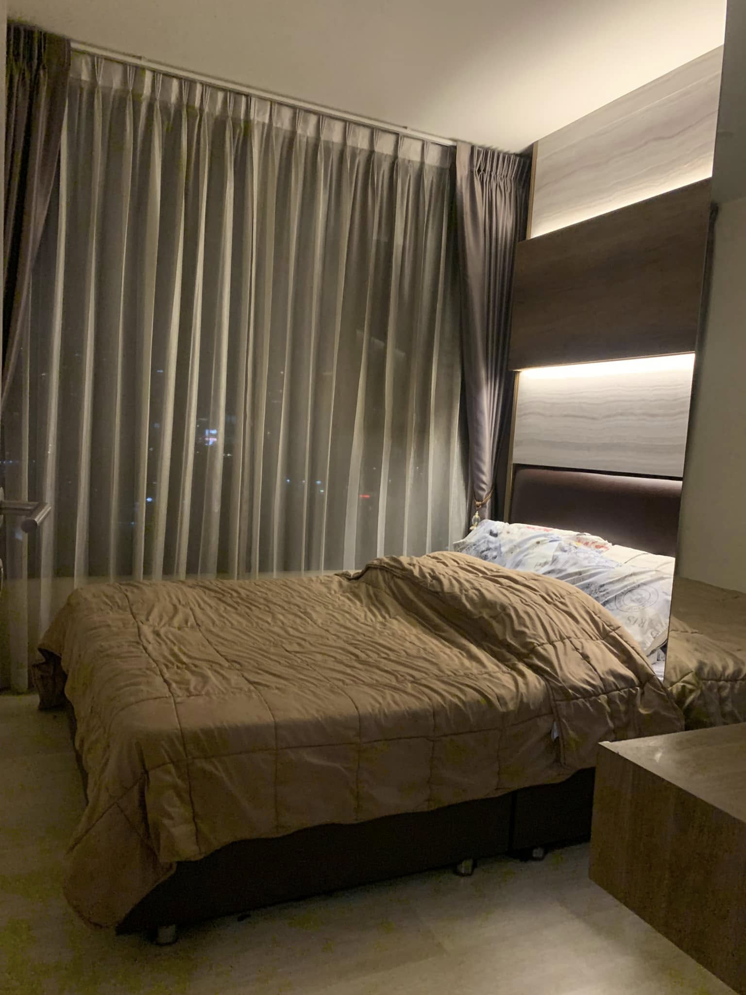 Modern 2-bedroom 1-bathroom 38 sqm condo at Knightsbridge Prime Sathorn. Rent 37,000 THB/month. Fully furnished. Near BTS Chong Nonsi, pool & gym.