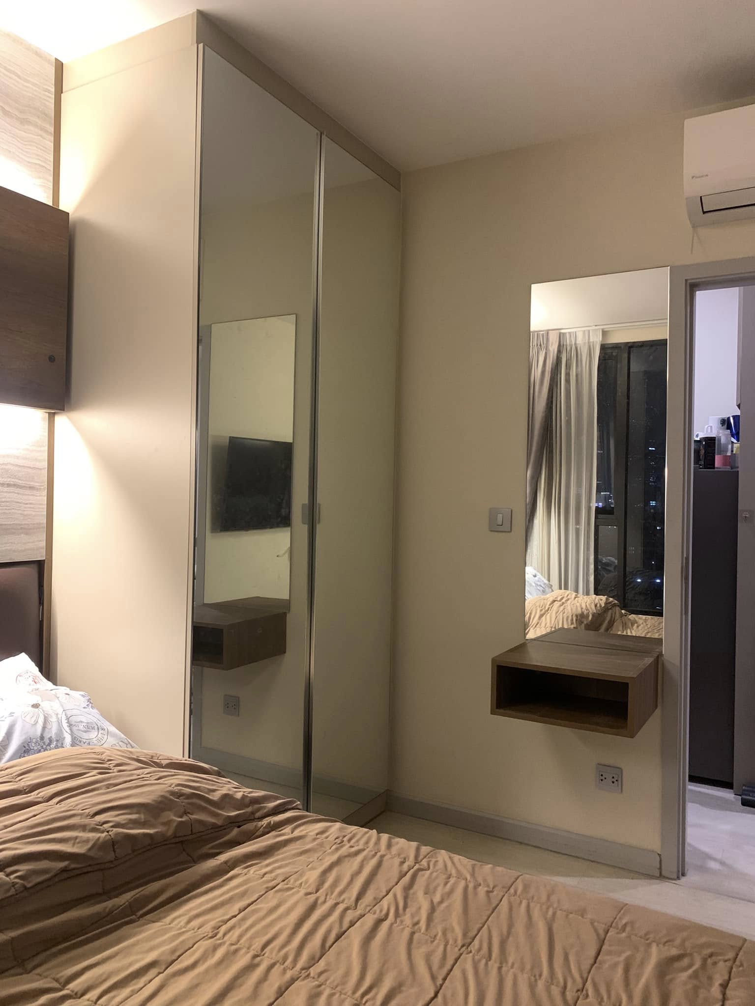 Modern 2-bedroom 1-bathroom 38 sqm condo at Knightsbridge Prime Sathorn. Rent 37,000 THB/month. Fully furnished. Near BTS Chong Nonsi, pool & gym.