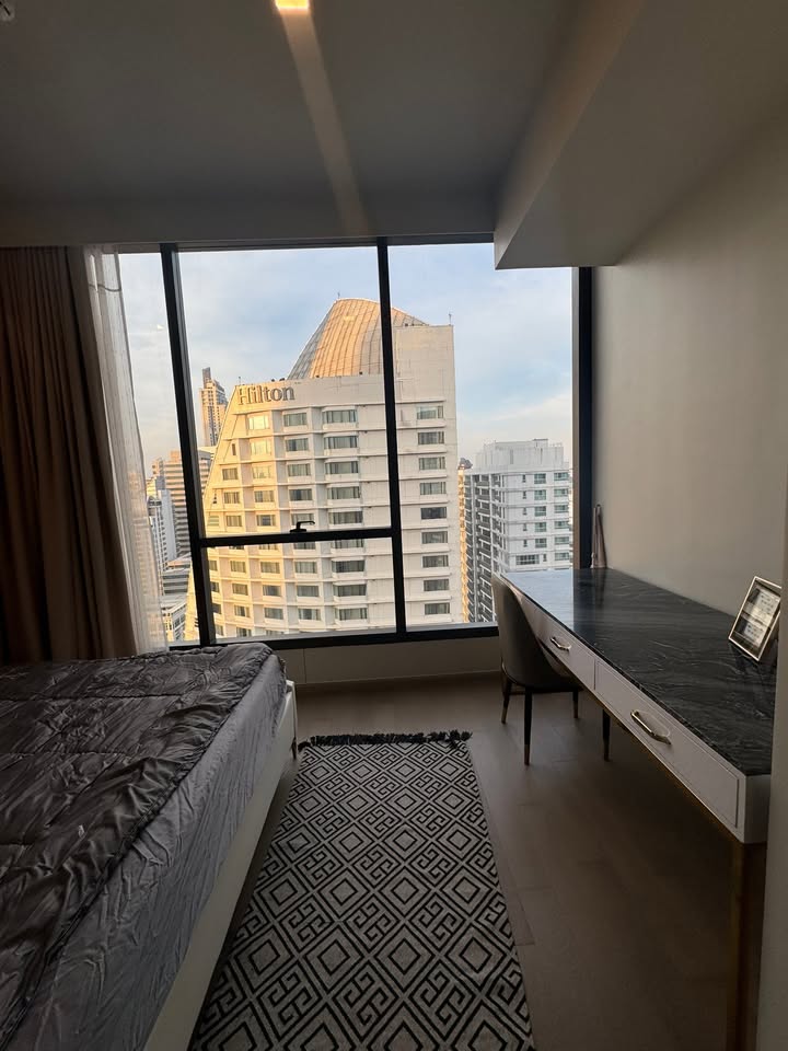Stylish 2-bedroom, 2-bathroom condo at Celes Asoke, 70 sqm. Rent for 70K/month, near BTS Asok Station. Fully furnished with premium amenities.