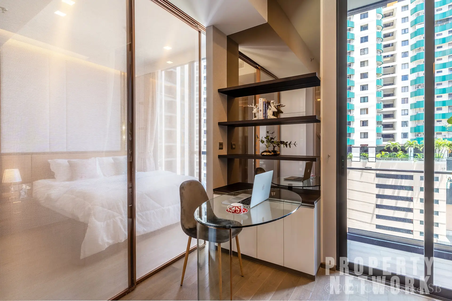 1-Bedroom, 1-Bath, 42sqm Condo at Celes Asoke, For Rent 35K THB/month, Near MRT Sukhumvit & BTS Asoke, Fully Furnished, Prime Bangkok Location