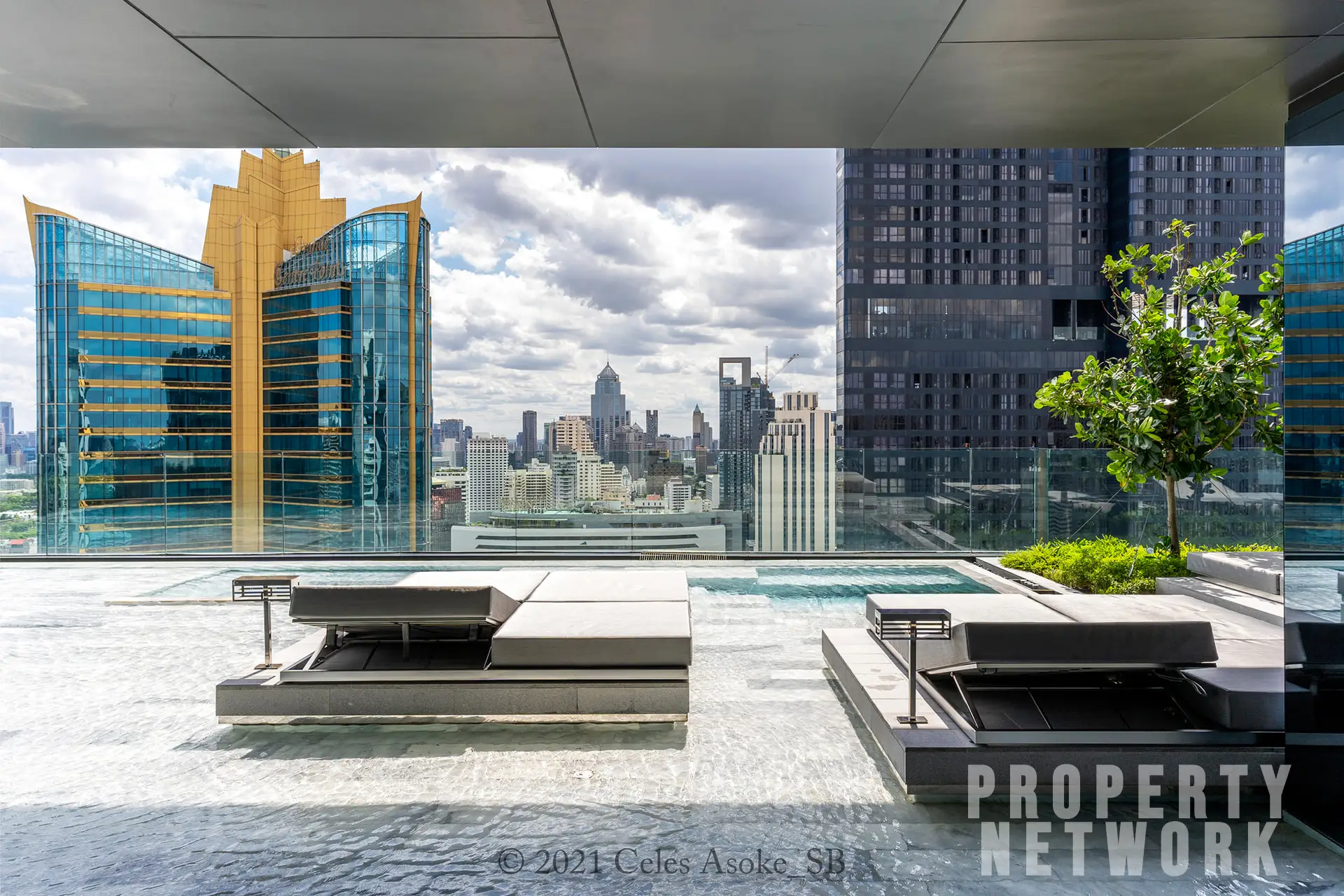 1-Bedroom, 1-Bath, 42sqm Condo at Celes Asoke, For Rent 35K THB/month, Near MRT Sukhumvit & BTS Asoke, Fully Furnished, Prime Bangkok Location