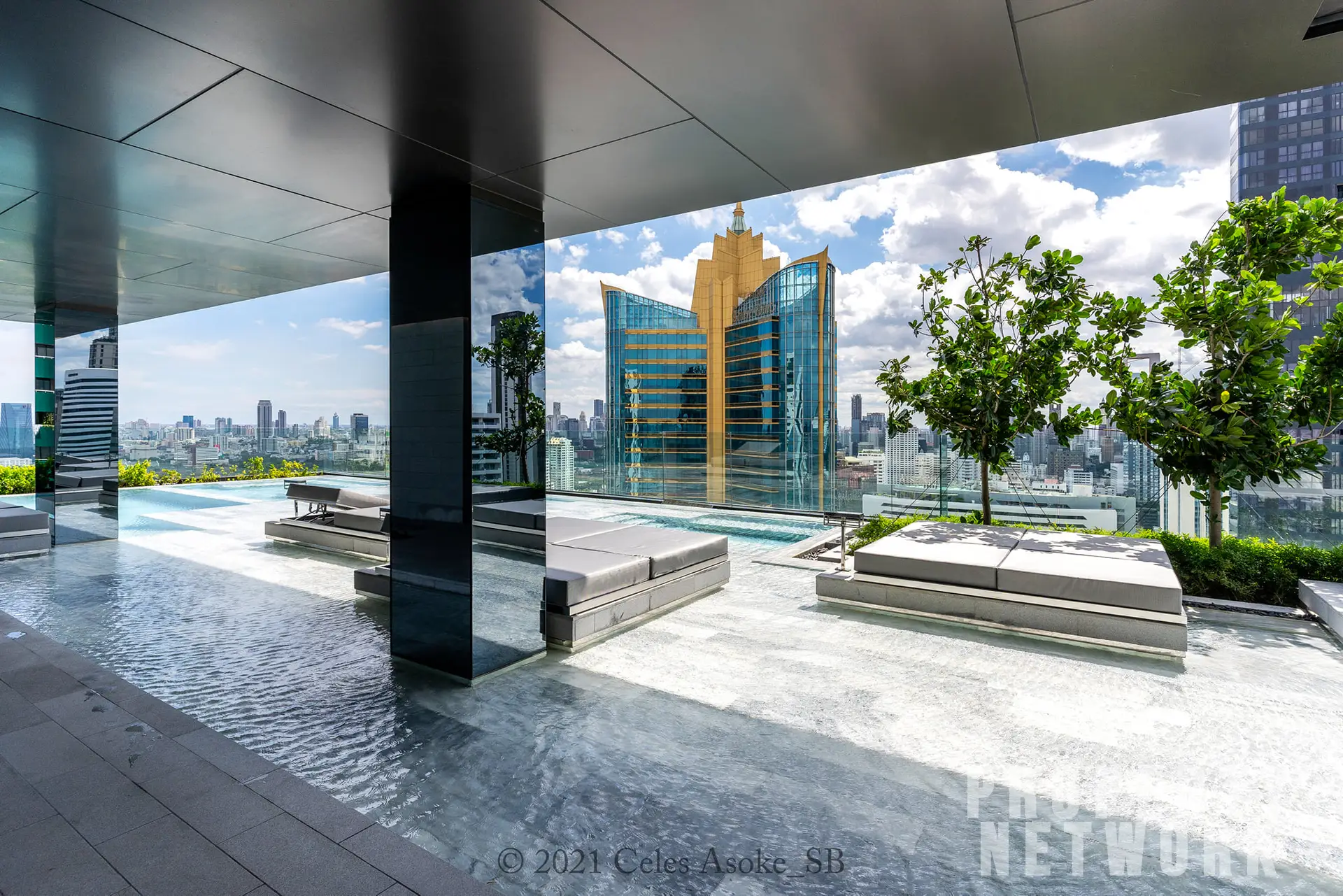 1-Bedroom, 1-Bath, 42sqm Condo at Celes Asoke, For Rent 35K THB/month, Near MRT Sukhumvit & BTS Asoke, Fully Furnished, Prime Bangkok Location