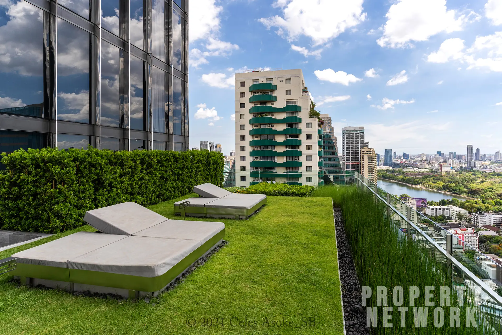 1-Bedroom, 1-Bath, 42sqm Condo at Celes Asoke, For Rent 35K THB/month, Near MRT Sukhumvit & BTS Asoke, Fully Furnished, Prime Bangkok Location