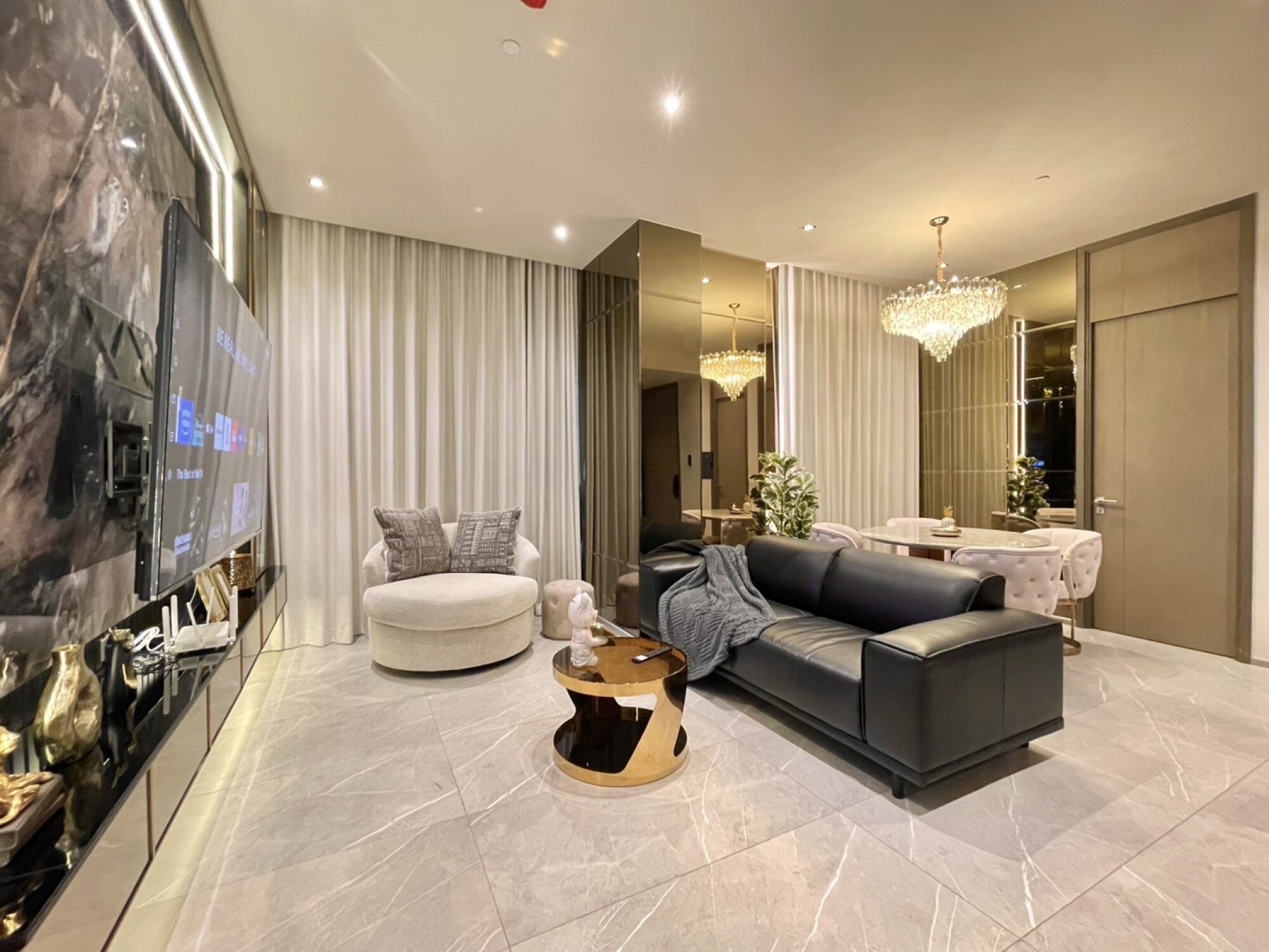 Explore this luxurious 2-bed, 2-bath condo at Hyde Heritage Thonglor. 80 sqm, great amenities, stunning city views, available for rent at 130,000 THB/month.