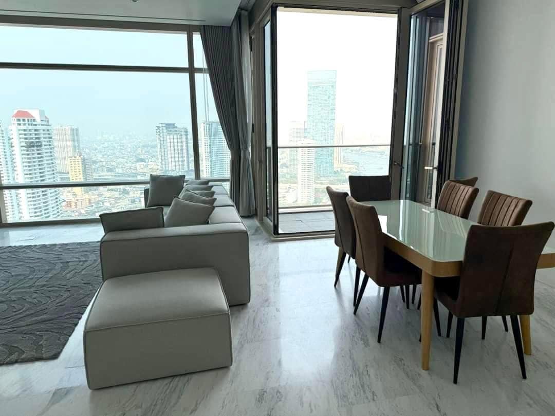 Luxury 3-bed 3-bath 192 sqm condo at Four Seasons Private Residences for rent at ฿260,000/month. Fully furnished, floor 30, Mae Rim, Chiang Mai. Available 14/2/2025!