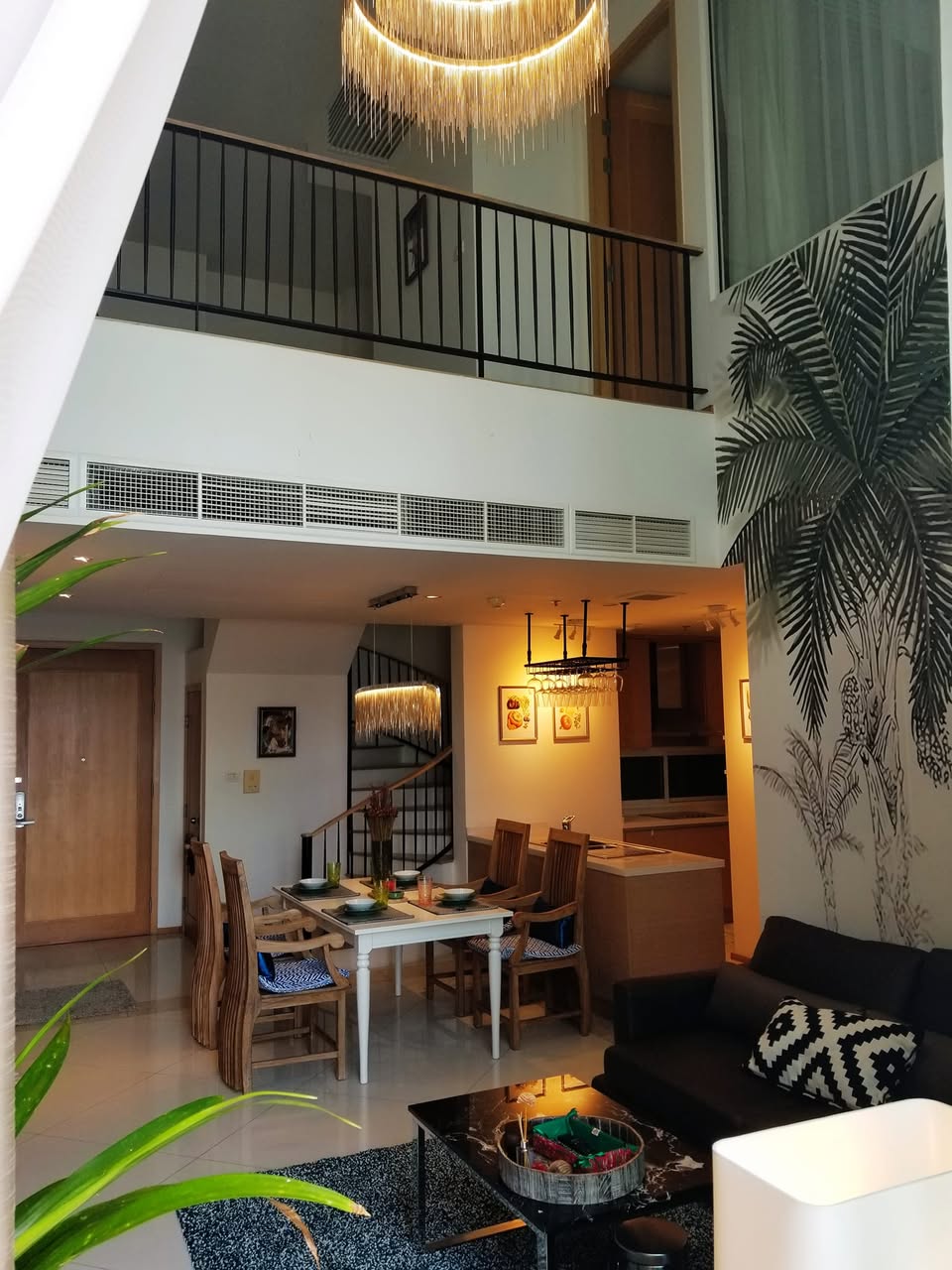 2-Bedroom, 2-Bathroom Duplex Condo, 108.9 sqm at The Empire Place, Sathon, Bangkok for Sale, 18,500,000 THB, Near BTS Chong Nonsi Station.
