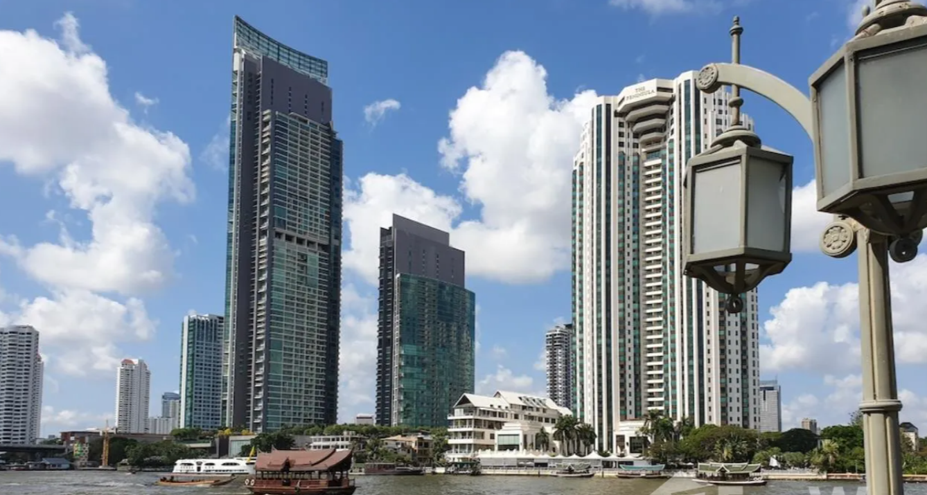 Luxurious 4-bed, 3-bath, 258 sqm duplex at The River Bangkok. High-floor unit with stunning river views. For sale at ฿74.5M. Contact us for a viewing!
