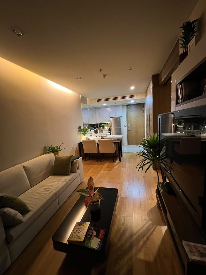 Stylish 1-bed, 1-bath condo at The Address Sathorn, 46.6 sqm, 12th floor with Mahanakhon Kingpower view. Prime location near BTS St. Louis & Chong Nonsi. Rent starts at 29,500 THB/month.