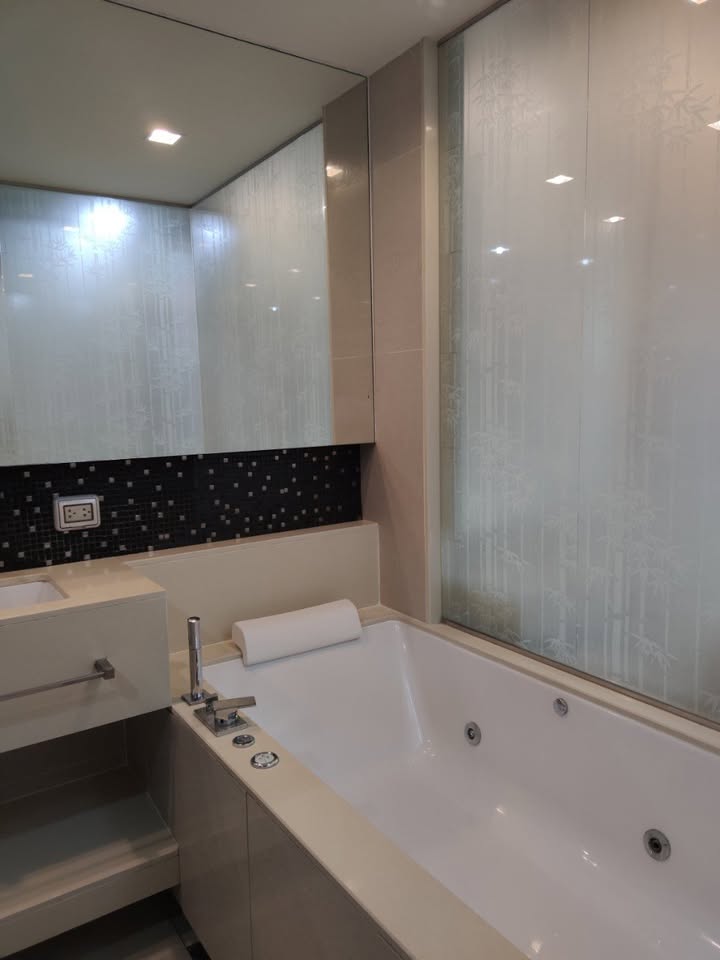 Stylish 1-bed, 1-bath condo at The Address Sathorn, 46.6 sqm, 12th floor with Mahanakhon Kingpower view. Prime location near BTS St. Louis & Chong Nonsi. Rent starts at 29,500 THB/month.
