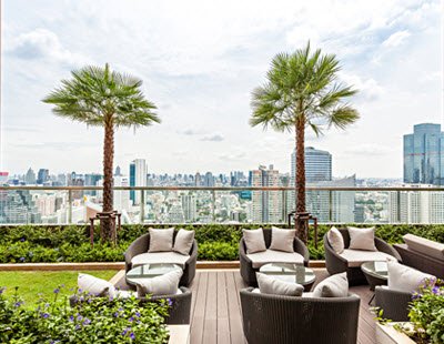 Stylish 1-bed, 1-bath condo at The Address Sathorn, 46.6 sqm, 12th floor with Mahanakhon Kingpower view. Prime location near BTS St. Louis & Chong Nonsi. Rent starts at 29,500 THB/month.