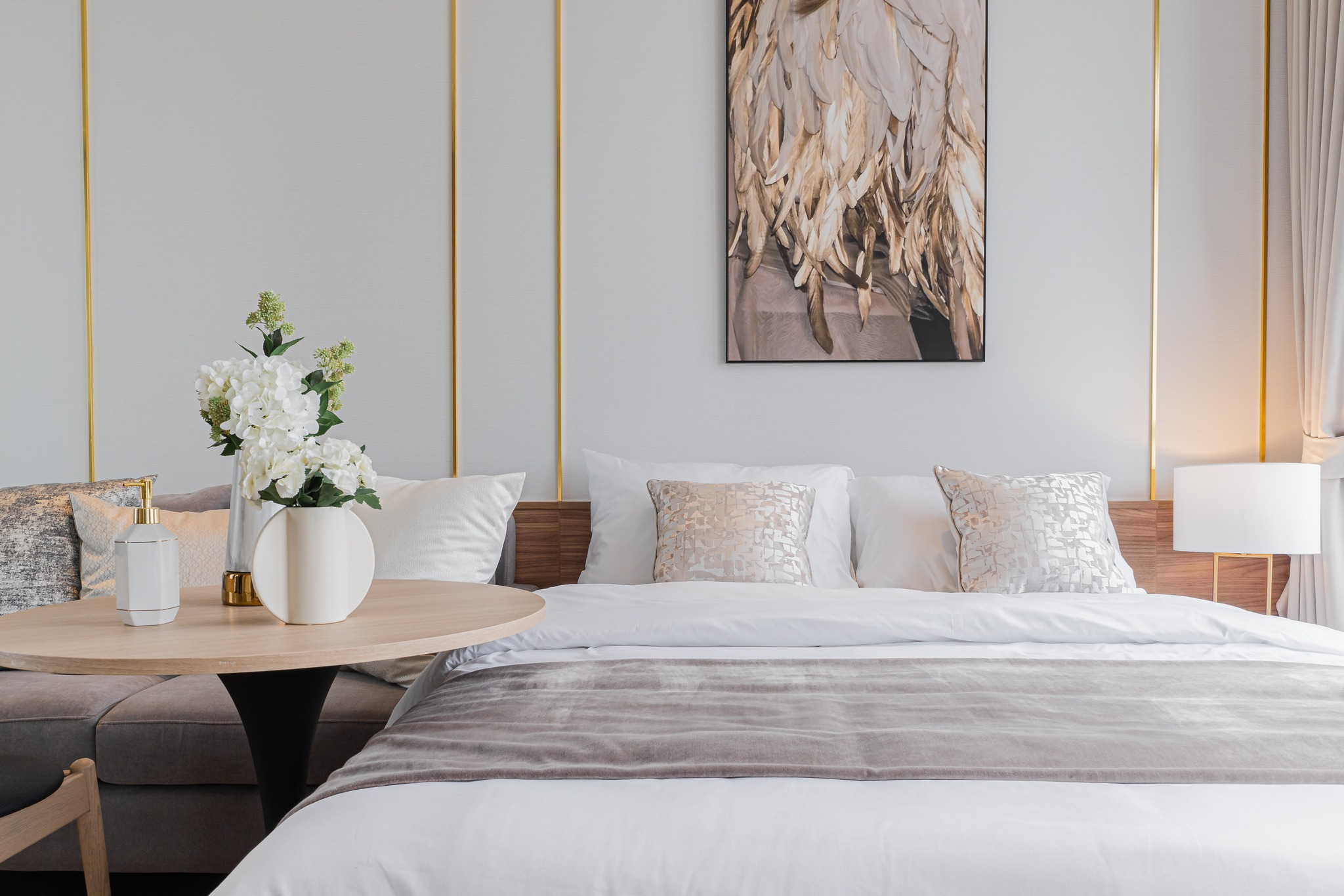 Stylish 1-bed, 1-bath condo at The Address Sathorn, 46.6 sqm, 12th floor with Mahanakhon Kingpower view. Prime location near BTS St. Louis & Chong Nonsi. Rent starts at 29,500 THB/month.
