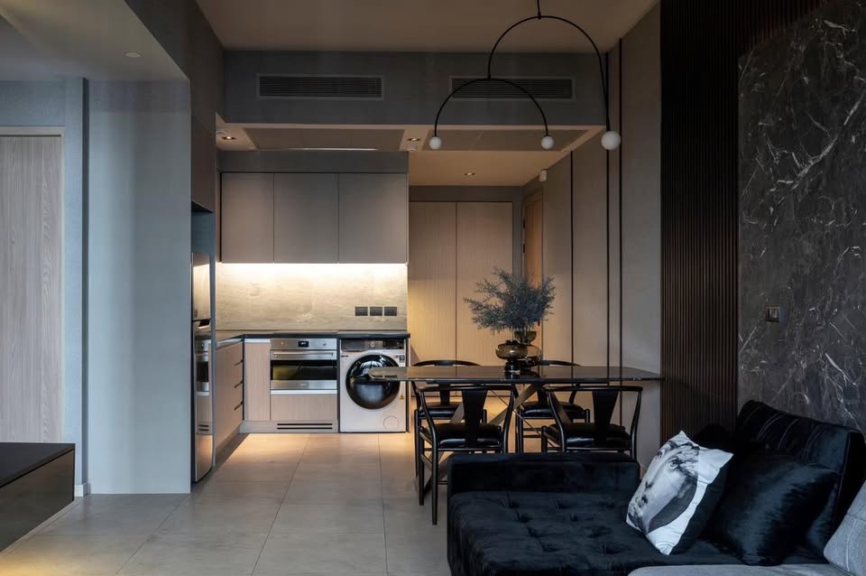 2-Bed, 1-Bath, 75 sqm Condo at The Lofts Asoke for Rent, ฿68,000/month, 3-min walk to Phetchaburi MRT, Available from Feb 2025