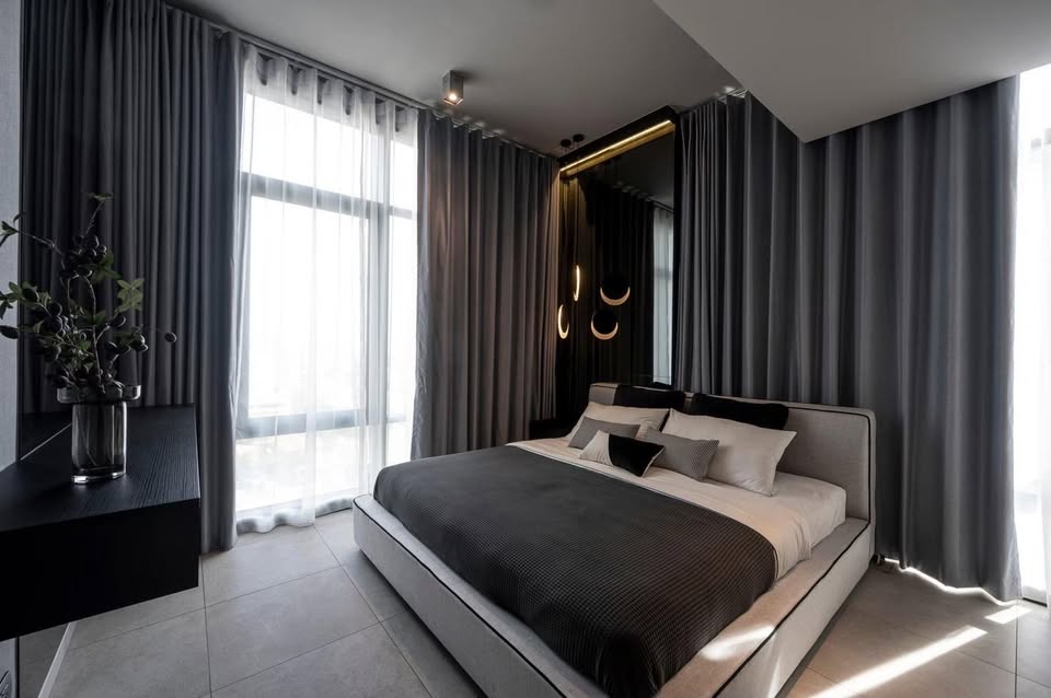 2-Bed, 1-Bath, 75 sqm Condo at The Lofts Asoke for Rent, ฿68,000/month, 3-min walk to Phetchaburi MRT, Available from Feb 2025